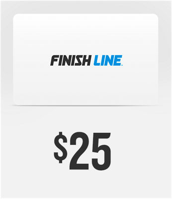 Finish Line 25 Gift Card Finish Line
