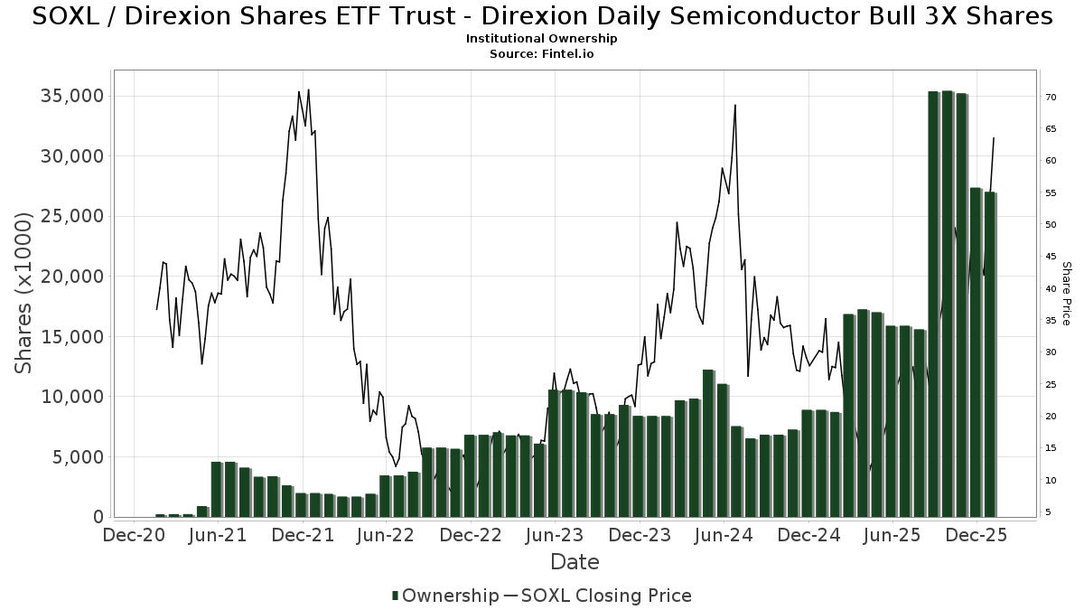 SOXL Direxion Shares ETF Trust Direxion Daily Semiconductor Bull 3X