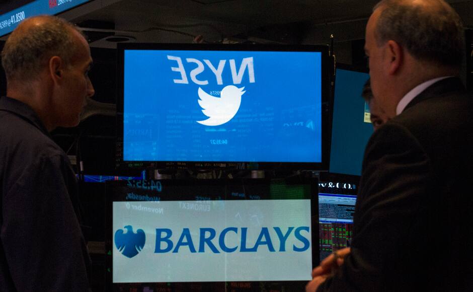 Photos Wall Street gets ready for Twitter IPO Photos News , Firstpost