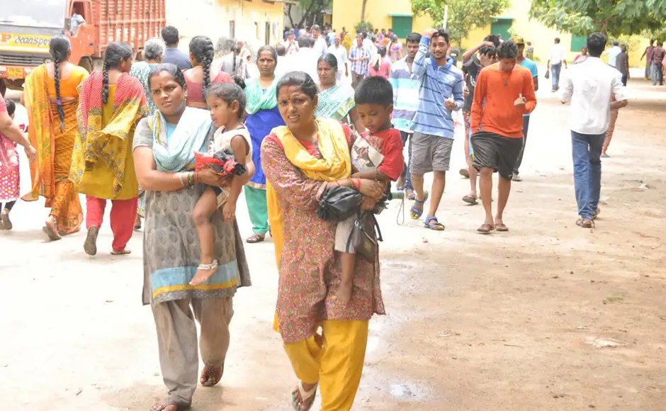 Tamil Nadu election People queue up to cast their vote