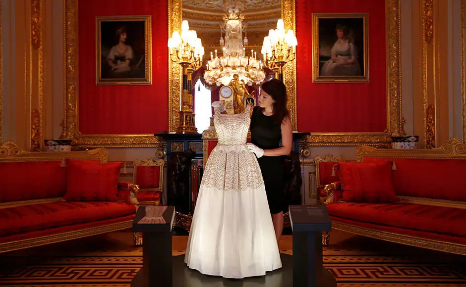 Fashion fit for a Queen Exhibition at Windsor Castle features 90 years