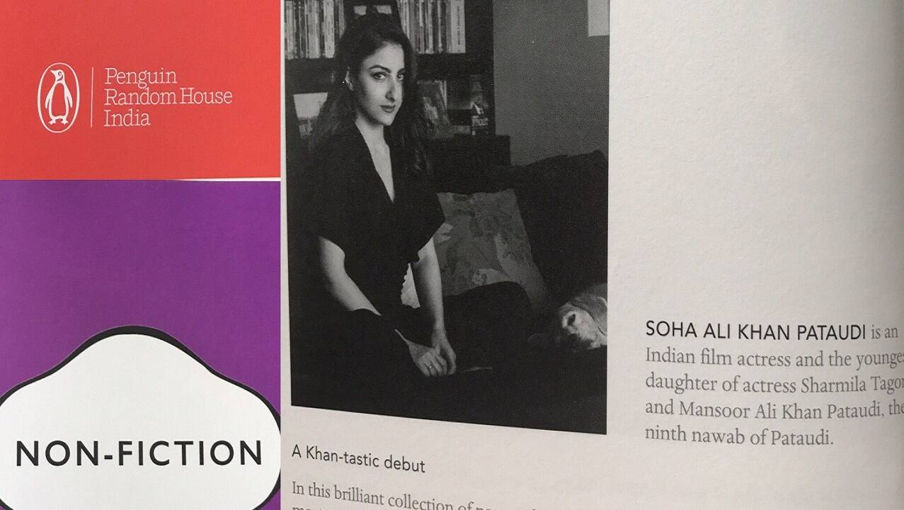 Soha Ali Khan's first book The Perils Of Being Moderately Famous to