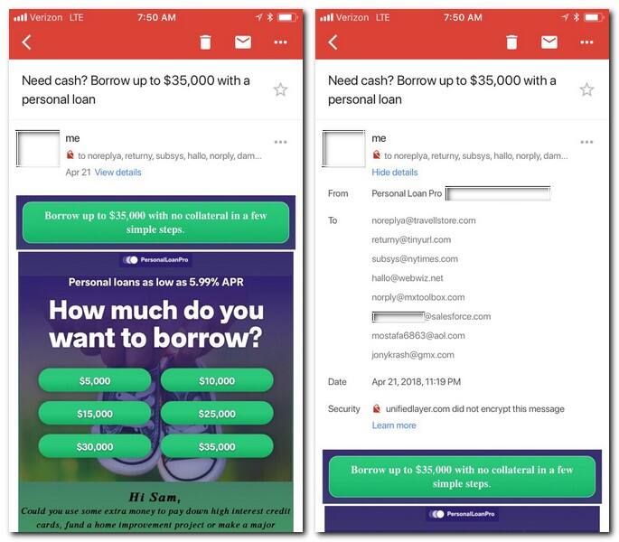 Gmail accounts are sending out spam mails to random email addresses