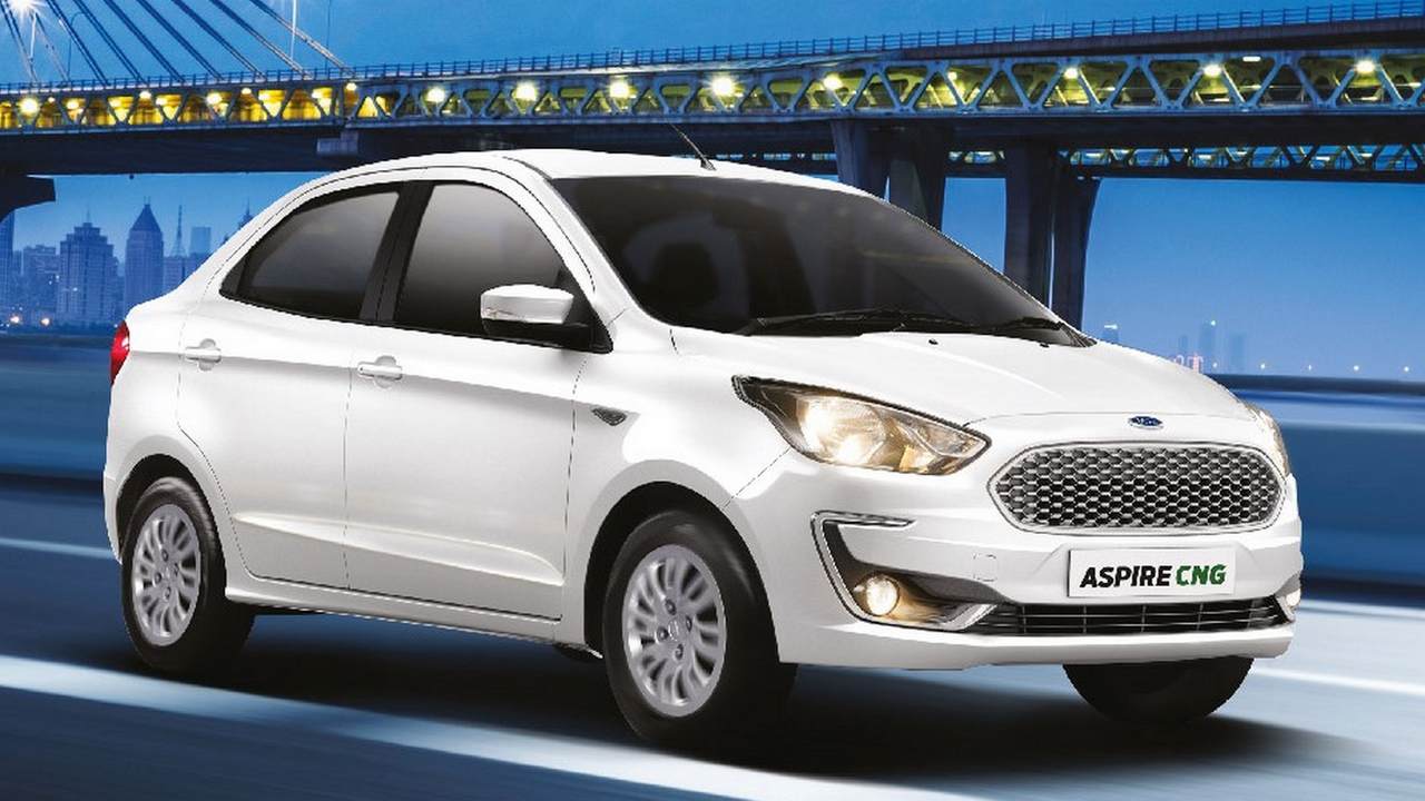 CNG powered new Ford Aspire launched in India at a starting price of Rs