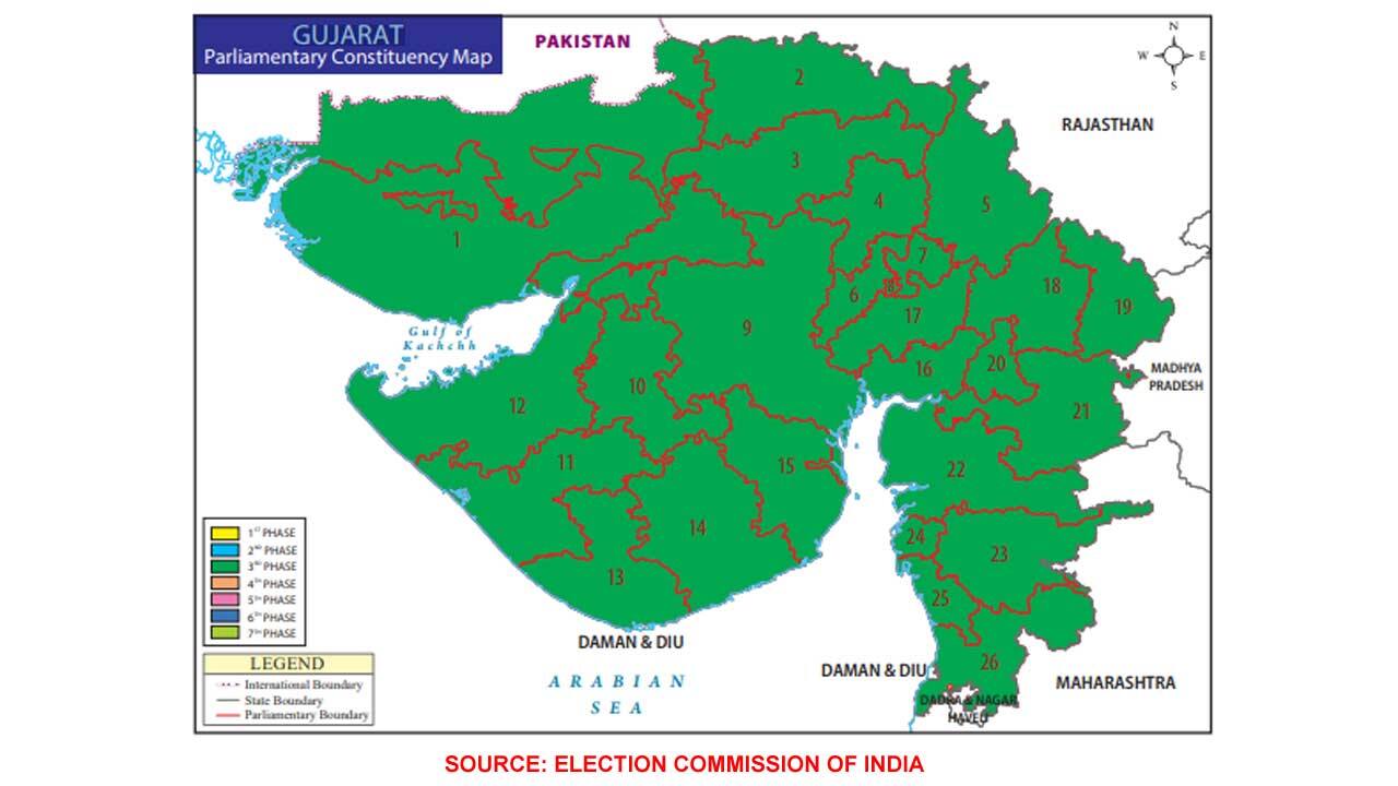 Lok Sabha Election 2019, Gujarat profile Gandhinagar, Surat key