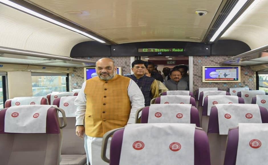 Amit Shah flags off New DelhiKatra Vande Bharat Express; commercial