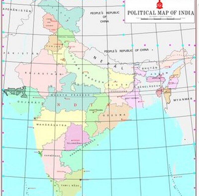 Govt releases maps of UTs of JK, Ladakh; Map of India depicting.