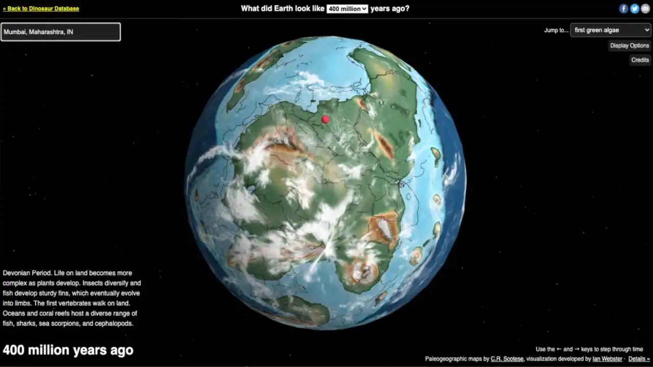 Map Of Ancient Earth Shows Where Your