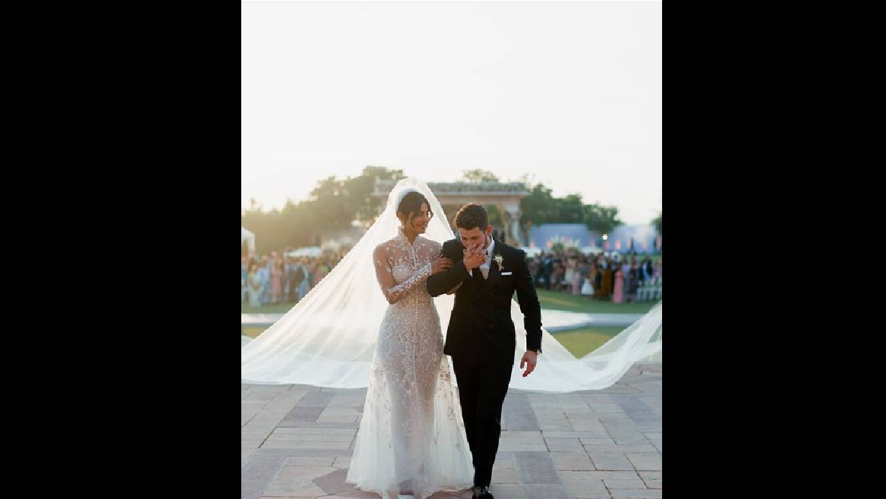 Priyanka Chopra's Ralph Lauren wedding dress lauded by Meghan Markle's