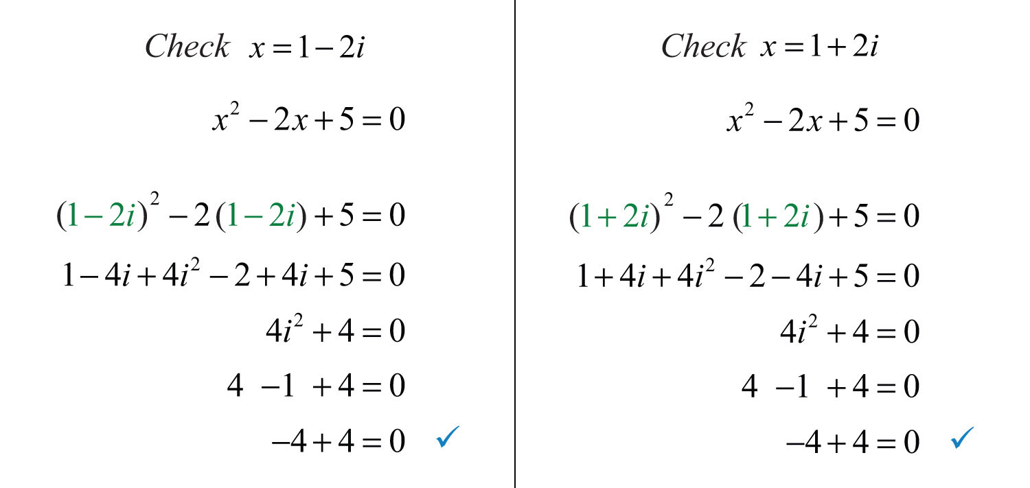 retinolgirc a quadratic equation that has two imaginary solutions
