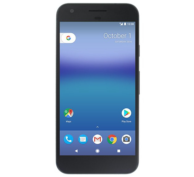 Google Pixel and Pixel XL press image surfaces, shows redesigned icons