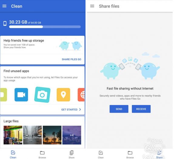Google Files Go gets share tab, faster offline sharing, and file extraction
