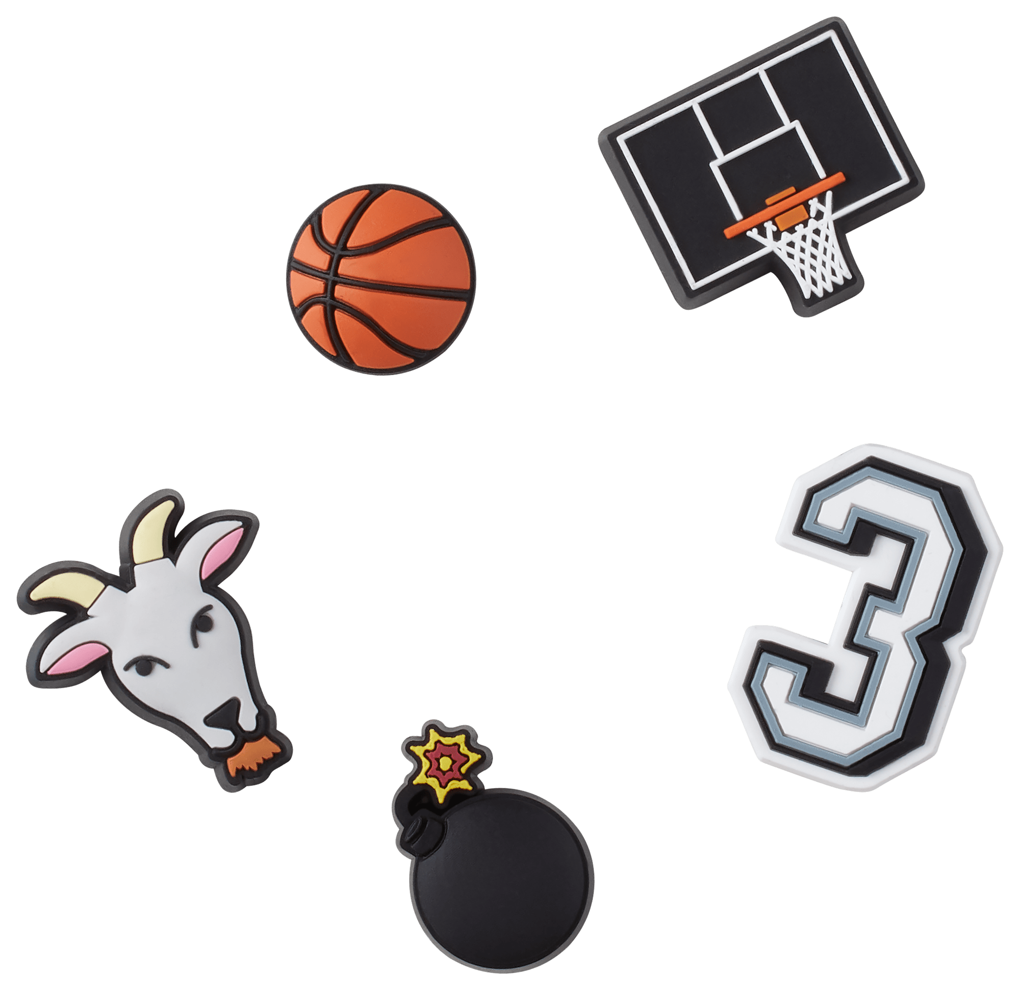 Crocs Jibbitz Basketball Star 5Pack Champs Sports