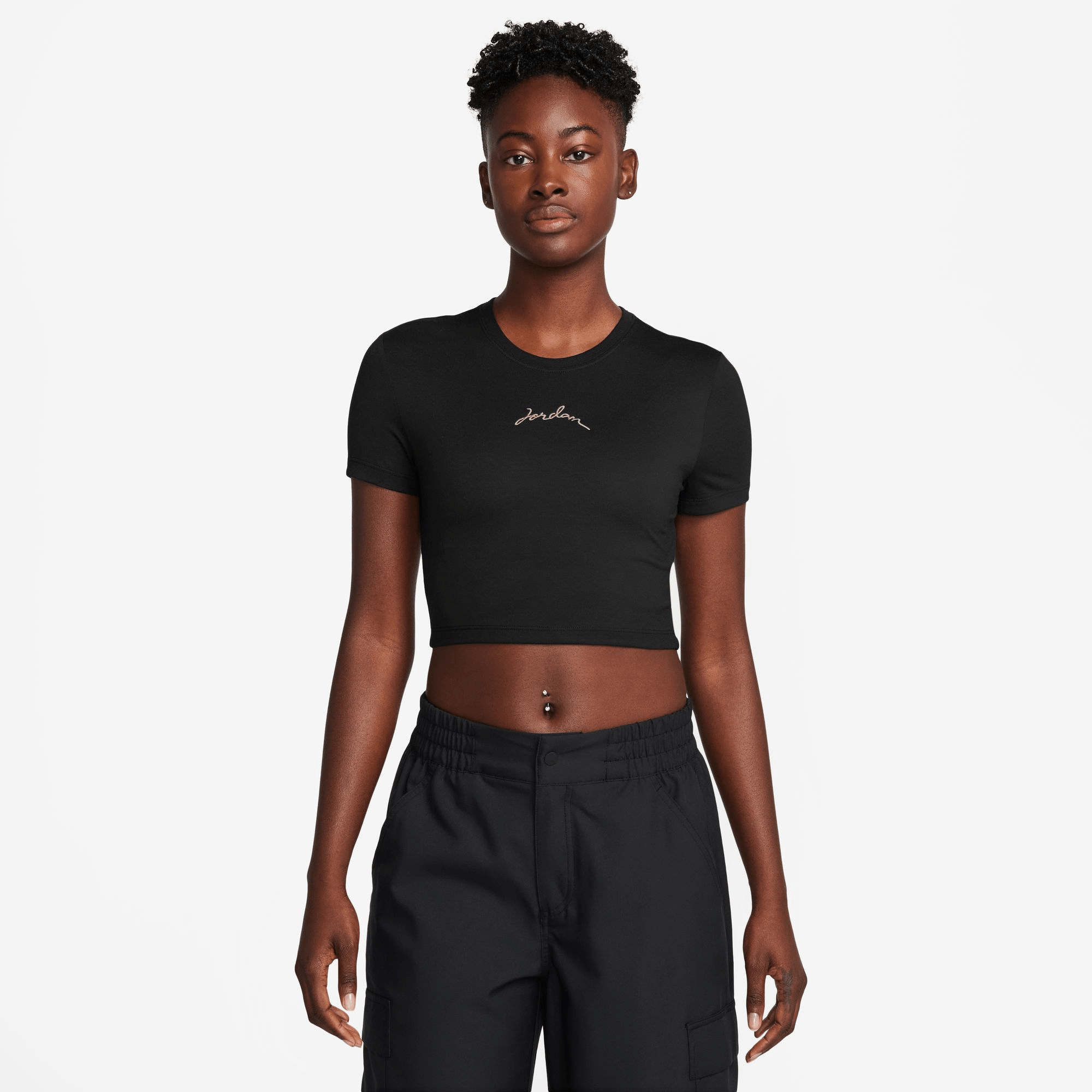 Jordan Short Sleeve Graphic Slim Crop TShirt Foot Locker