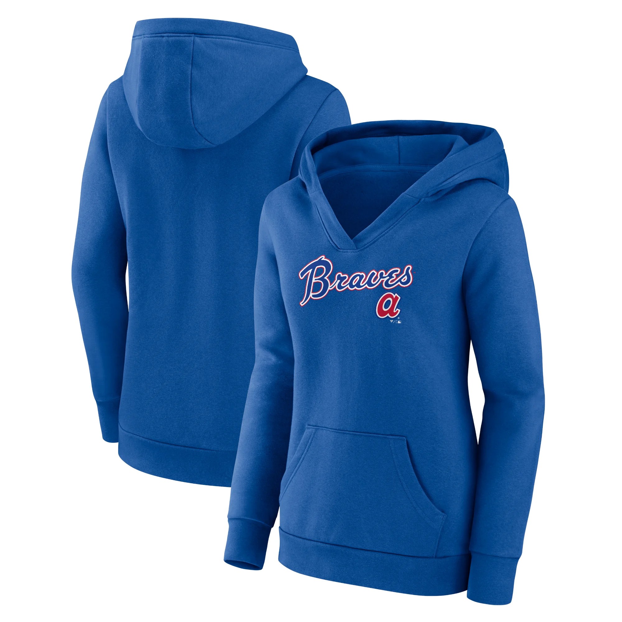 Fanatics Braves Wahconah Crossover VNeck Pullover Hoodie Foot Locker