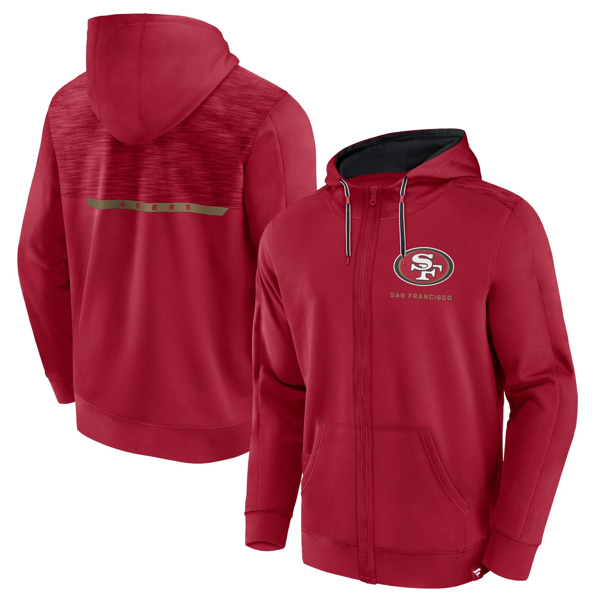 Fanatics 49ers Defender Evo FullZip Hoodie Champs Sports