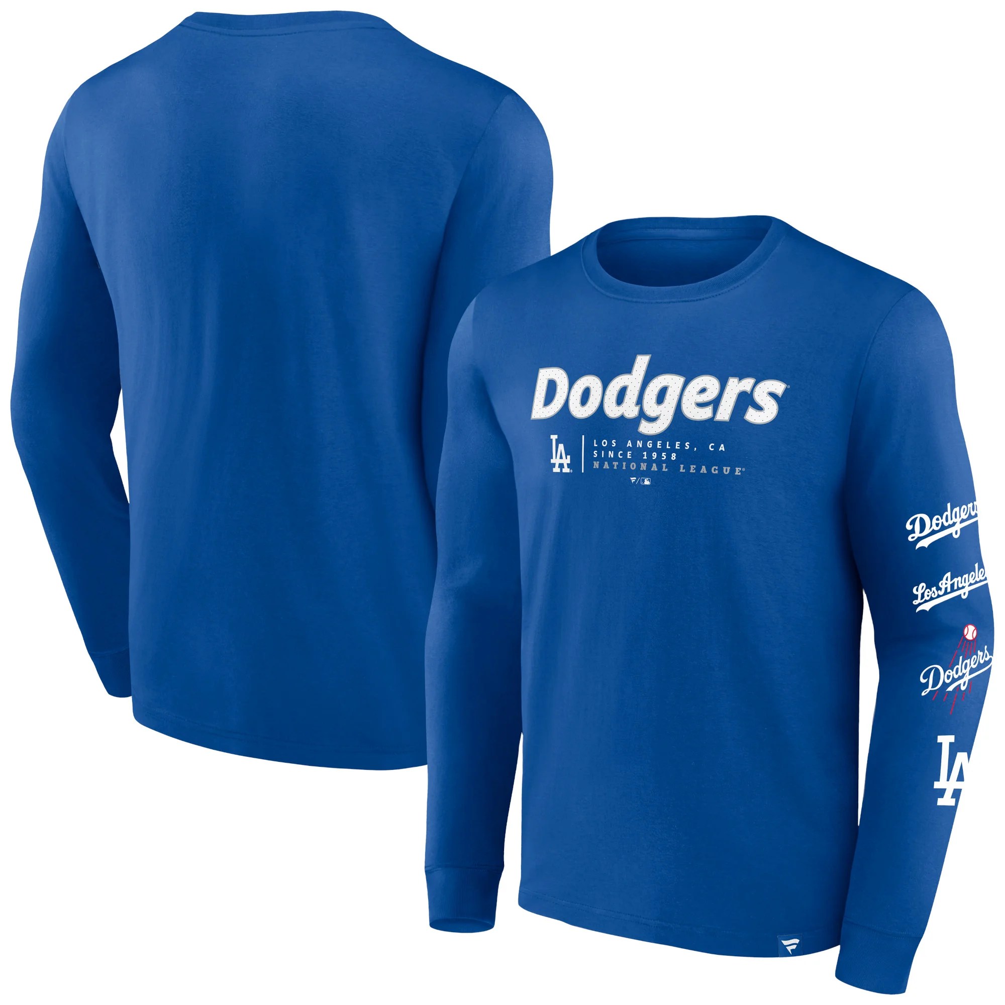 Fanatics Dodgers Strike the Goal Long Sleeve TShirt Foot Locker