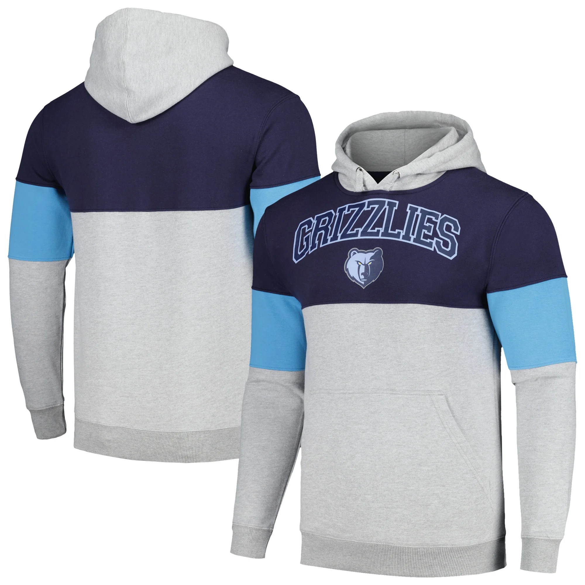 Fanatics Grizzlies Contrast Pieced Pullover Hoodie Foot Locker