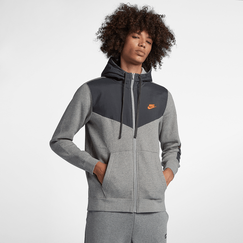 Nike Jdi Fleece Full Zip Hoodie Men S Casual Clothing