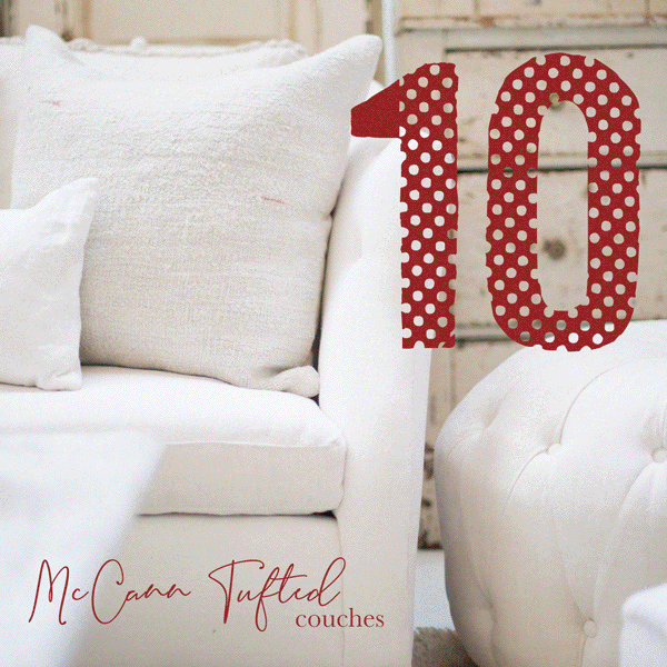 10 McCann Tufted Couches FOUND RENTAL CO