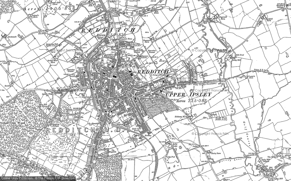 Redditch Map
