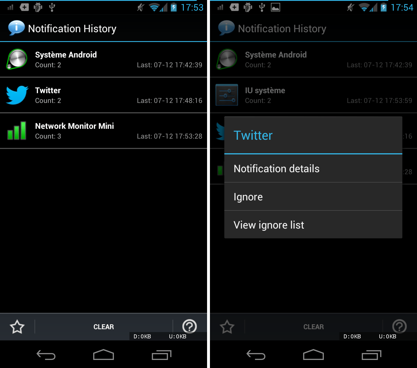 Notification History, une application qui mémorise toutes