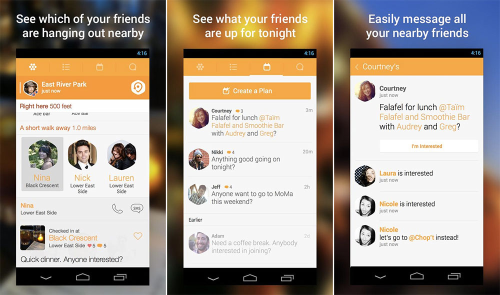 Swarm l'application de Foursquare tournée vers le partage entre amis est disponible