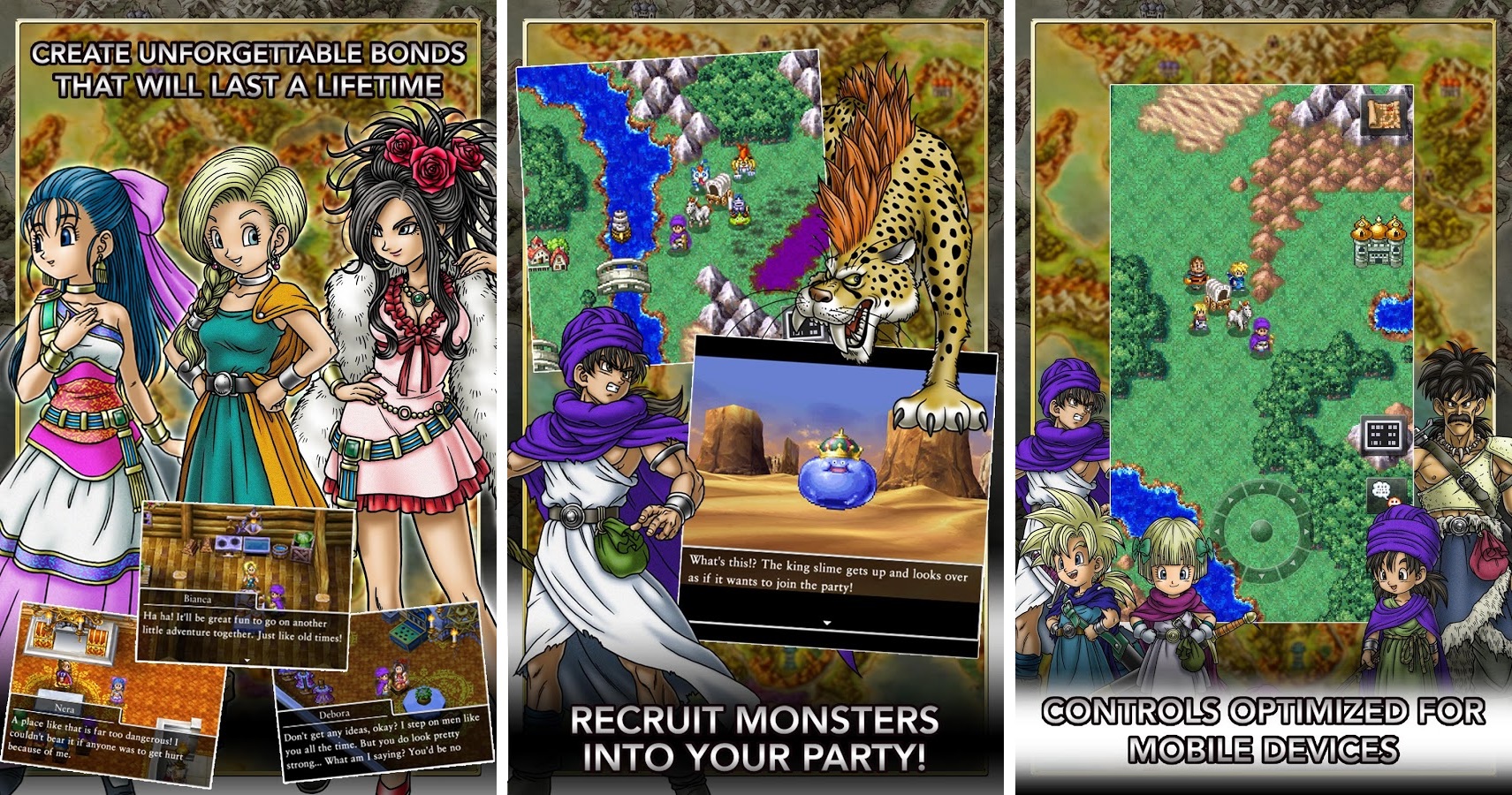 Dragon Quest V vous propose de prendre en main trois générations de héros FrAndroid