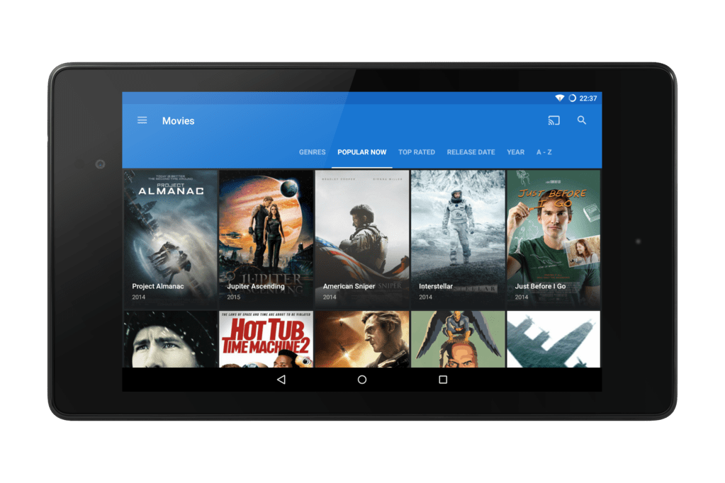 PopCorn Time fanfaronne avec une app Android compatible Chromecast