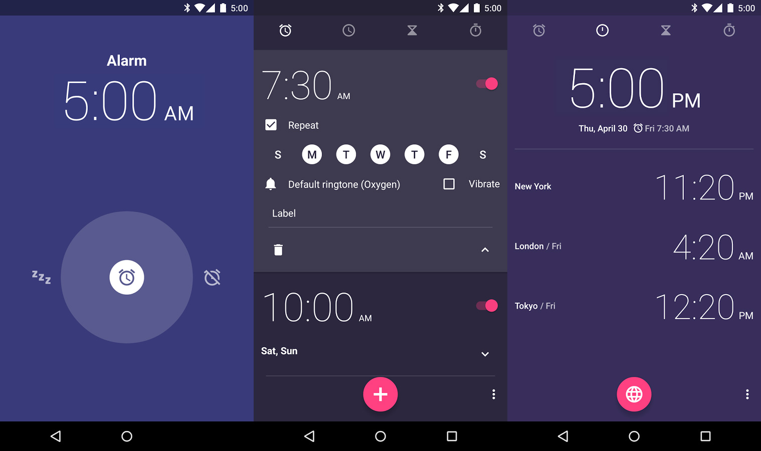 L'application Horloge de Google est désormais sur le Play
