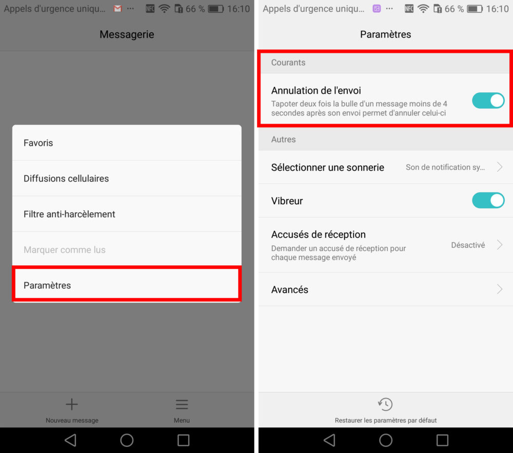 Comment annuler l'envoi d'un SMS sur Android ? Tutoriel