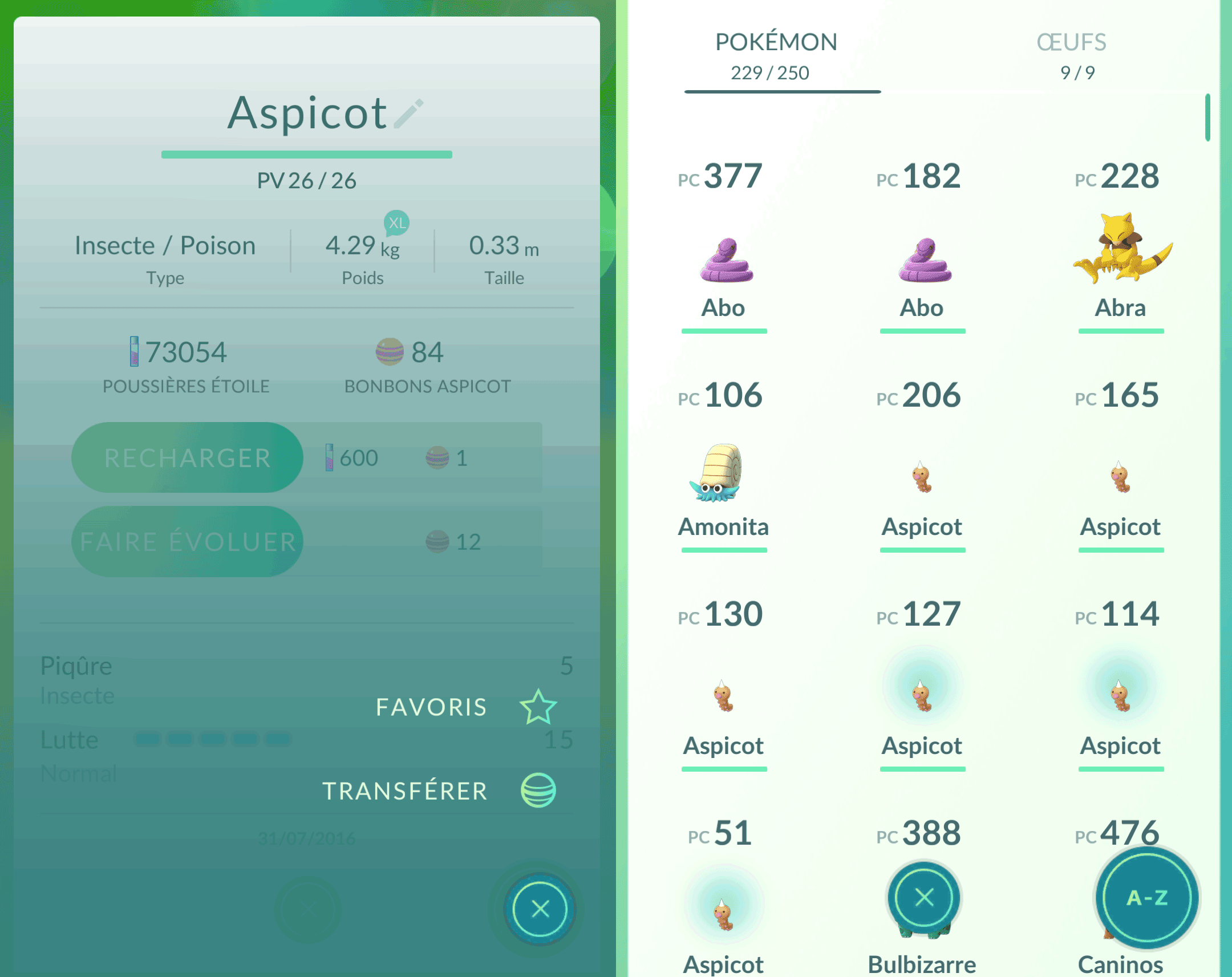 Pokémon Go quels sont les changements apportés par sa mise à jour