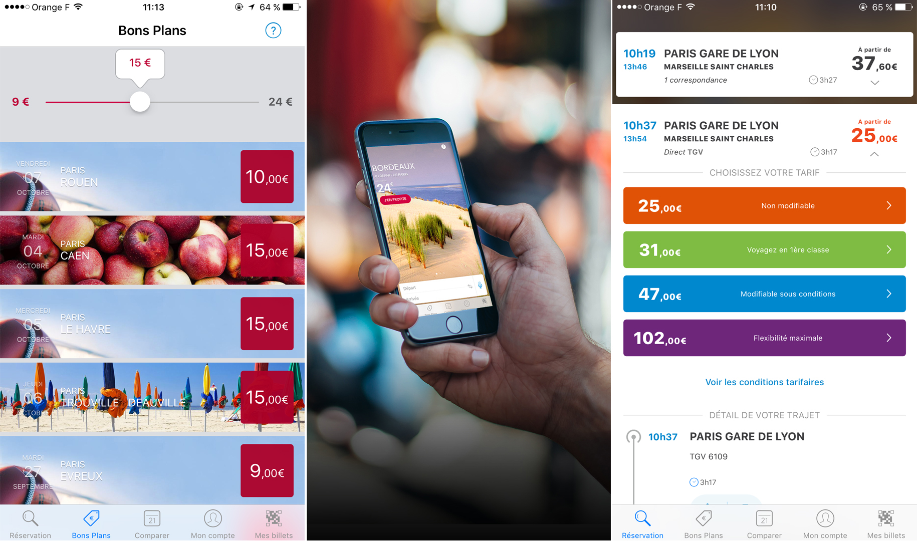Pain Points Voyagessncf, une application qui était basée sur... Android 2.0