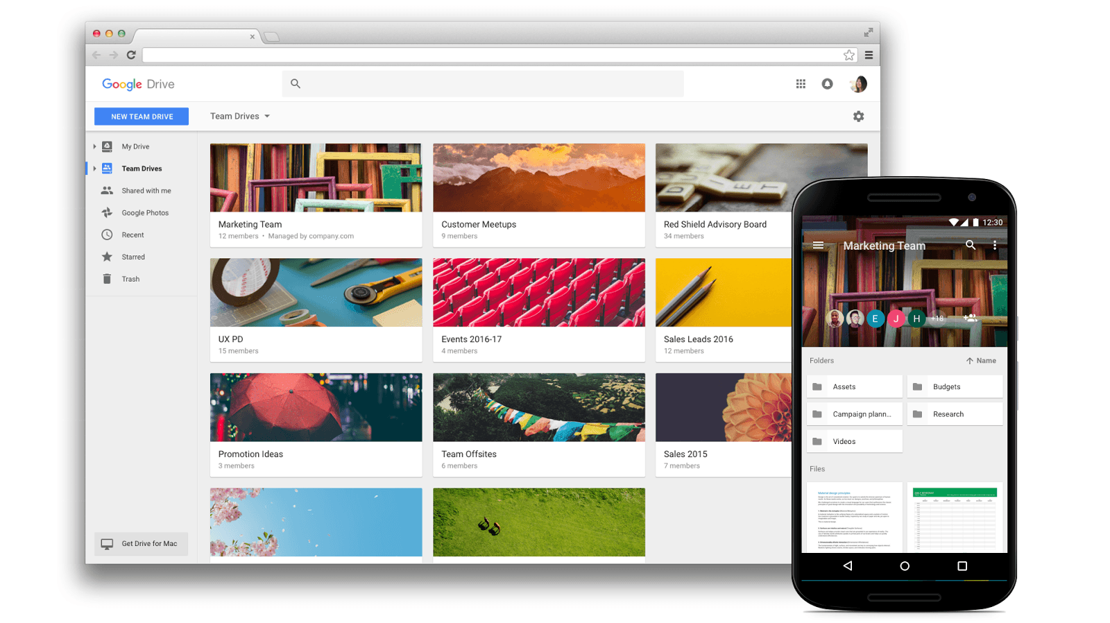 Google Drive Team Drives va faciliter le travail en équipe
