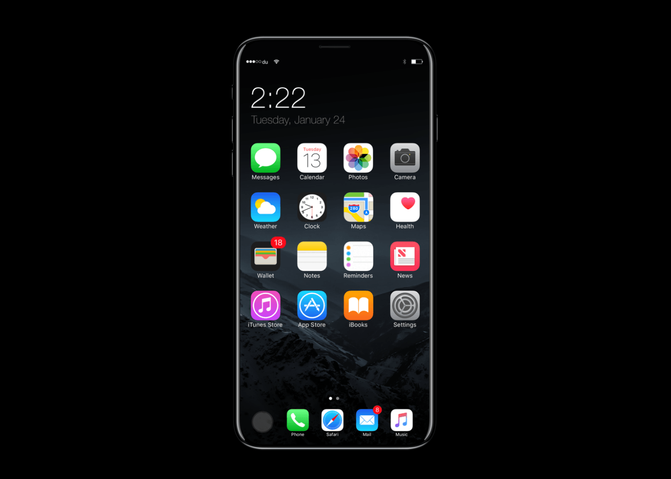 L'iPhone 8 d'Apple logerait un écran de 5,8" dans la