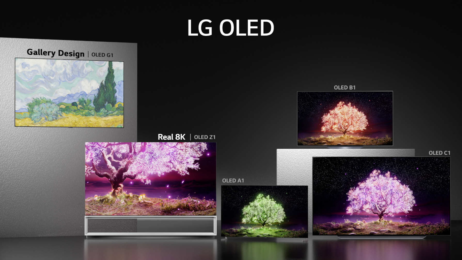 LG OLED Z1, G1, C1 et B1 voici les tarifs conseillés entre 1 800 et