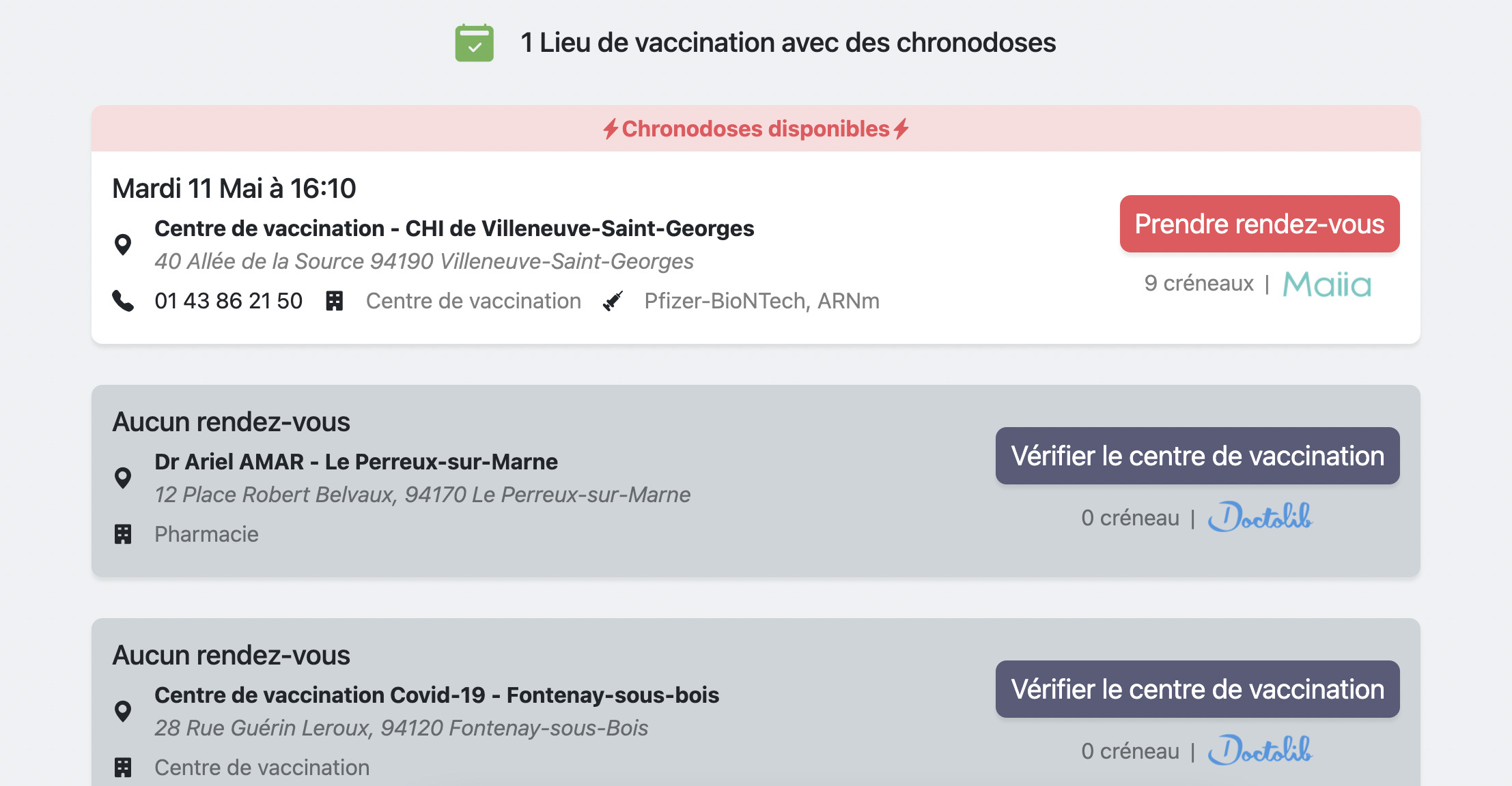 Chronodoses, the new tool function for finding a Covid