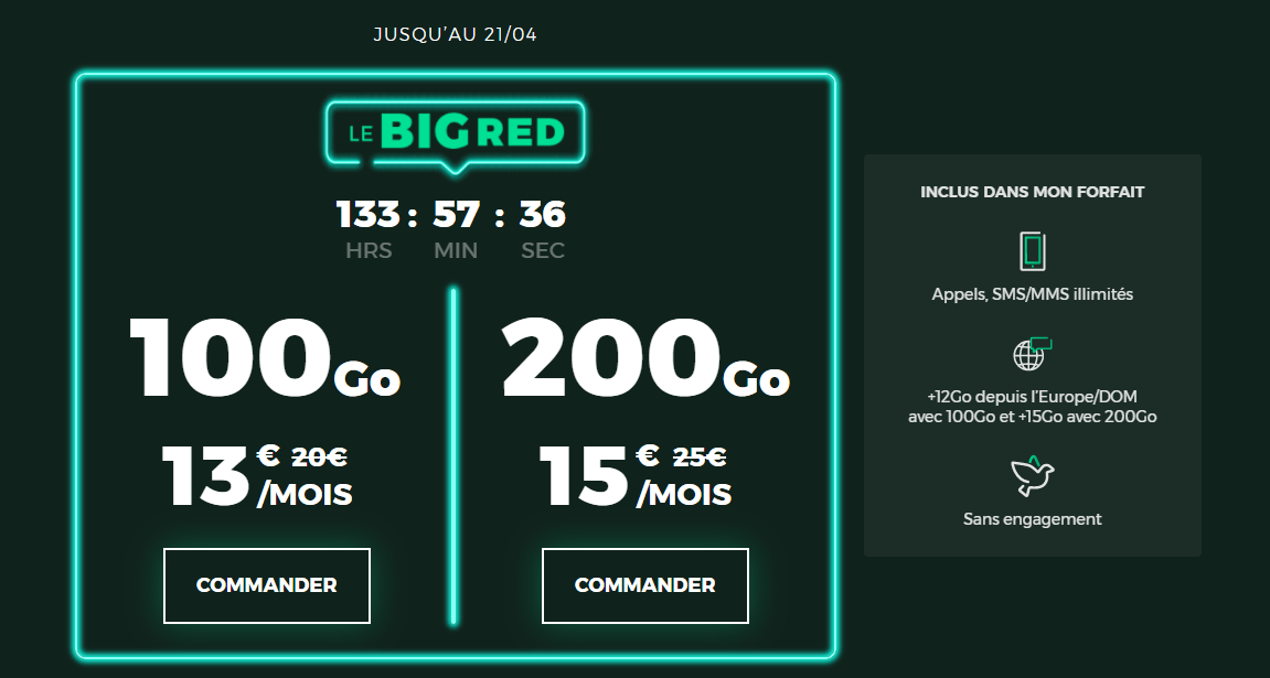 Vous n’avez plus que 4 jours pour profiter de 10 € de réduction sur ce forfait mobile