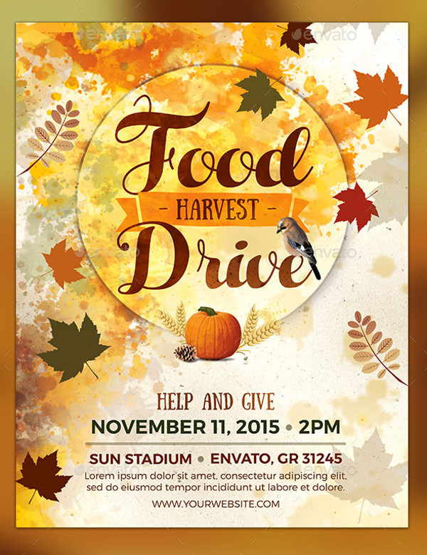 Food Drive Flyer Ideas