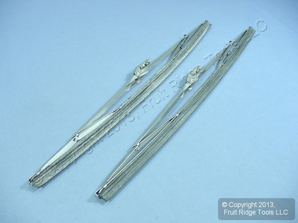 2 New Old Stock Vintage CLEARFLEX Hot Rod Muscle Car Wiper Blades 15