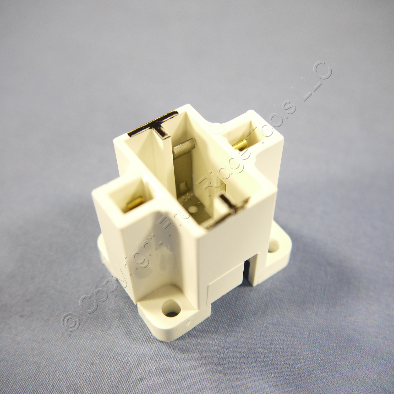 Leviton Compact Fluorescent Lamp Holder Light Socket GX23 Screw Down