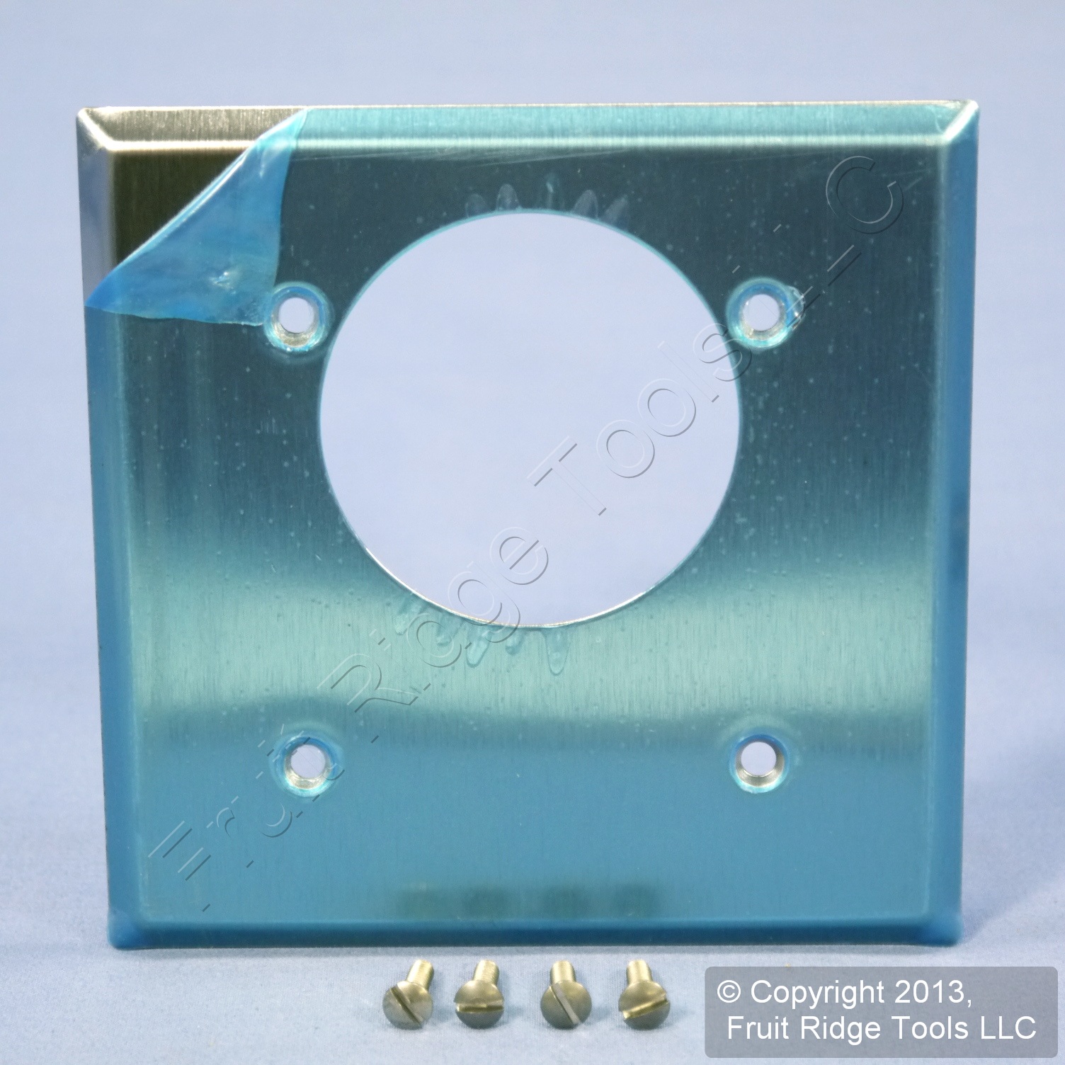 Stainless 2.15" Offset Outlet Cover Receptacle Wallplate Oven Range