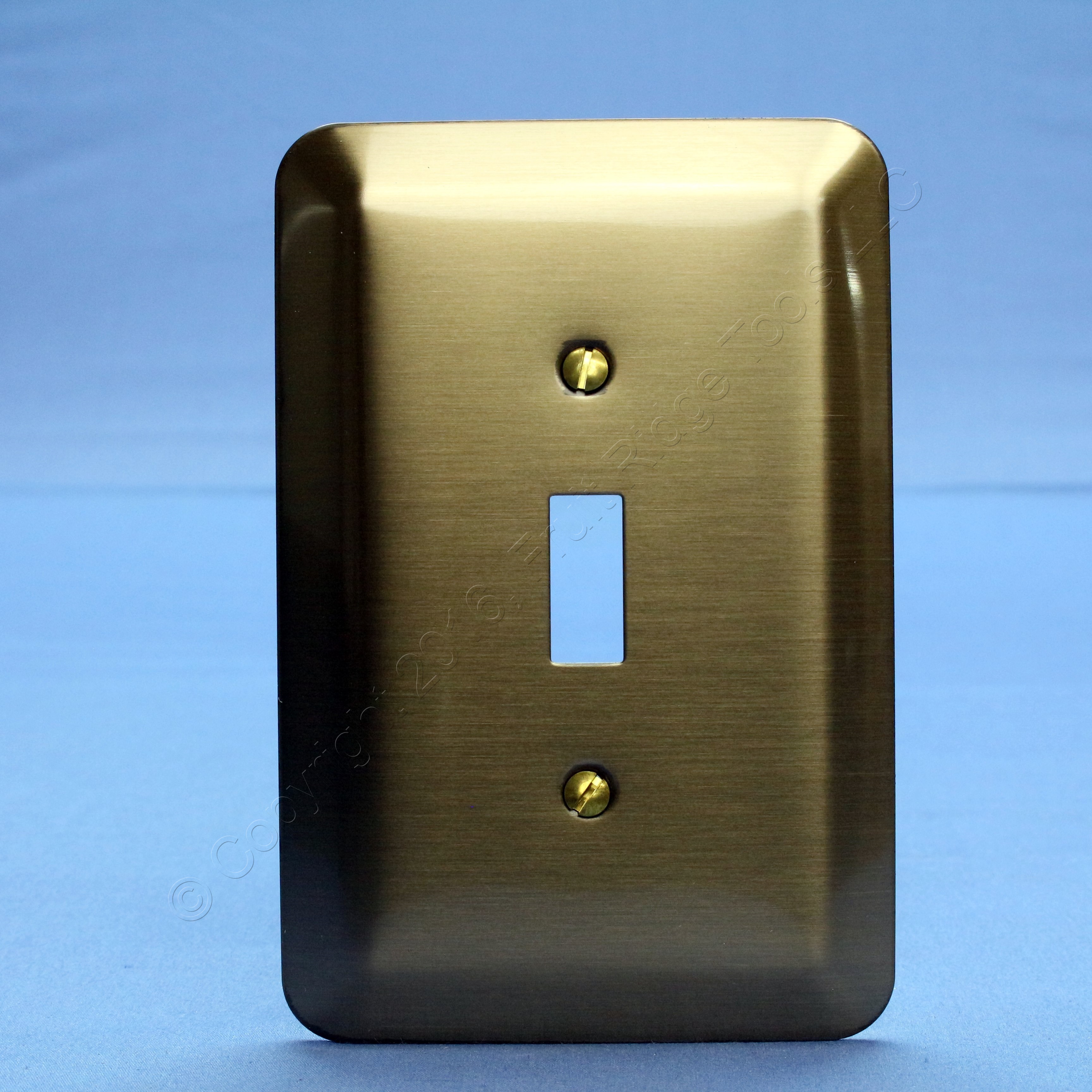 Leviton JUMBO Antique Brass Switch Cover Oversize Toggle Wall Plate