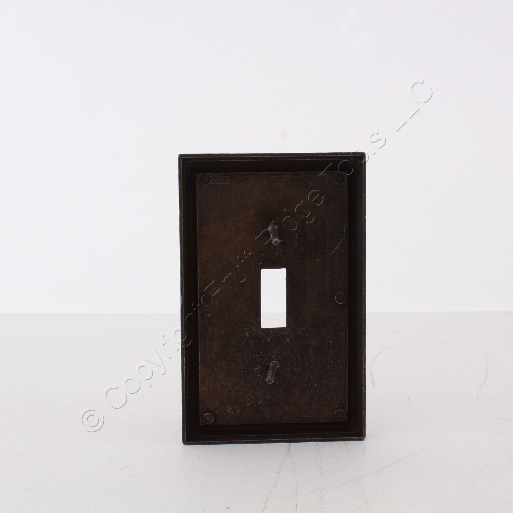 New Leviton Antique Brass Finish Bamboo Tiki Metal Switch Cover Wall