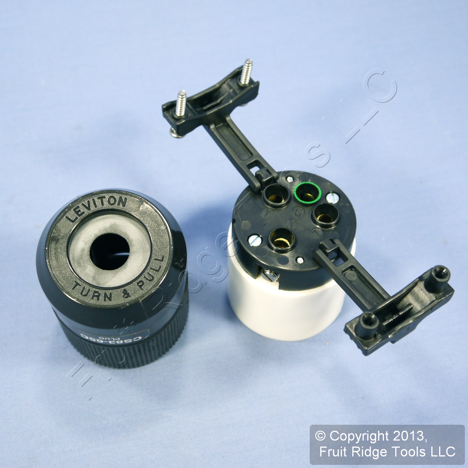 Leviton California Style Locking Plug NonNEMA Twist Lock 50A 250V Bulk