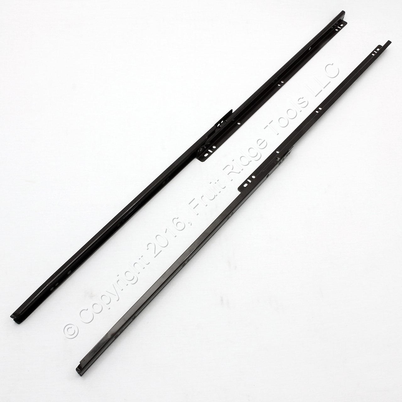 PAIR 18" Side Mount 80lb Capacity 3/4 Extension Kitchen Drawer