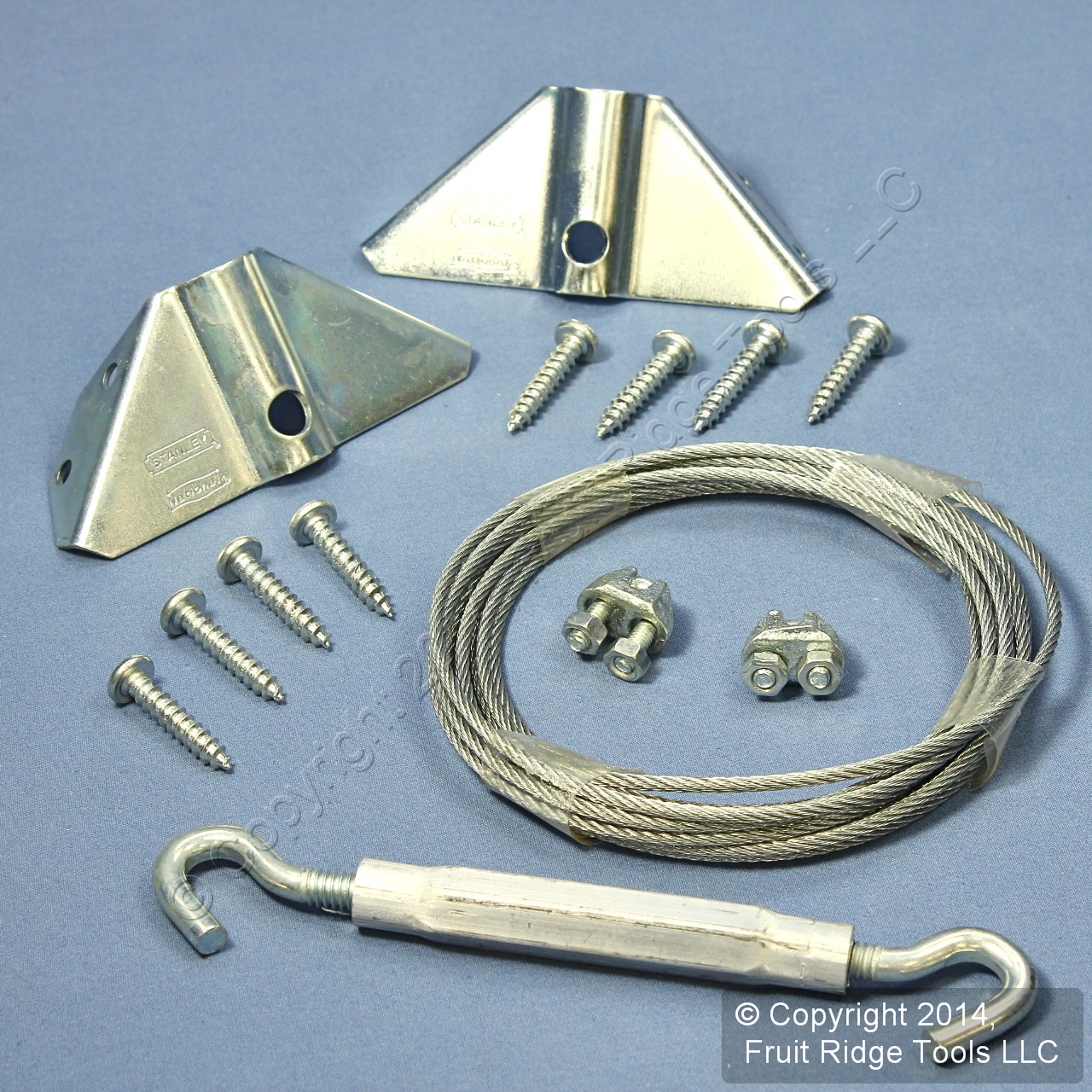 National Hardware Zinc Plated Steel Anti SAG Gate Alignment KIT V852