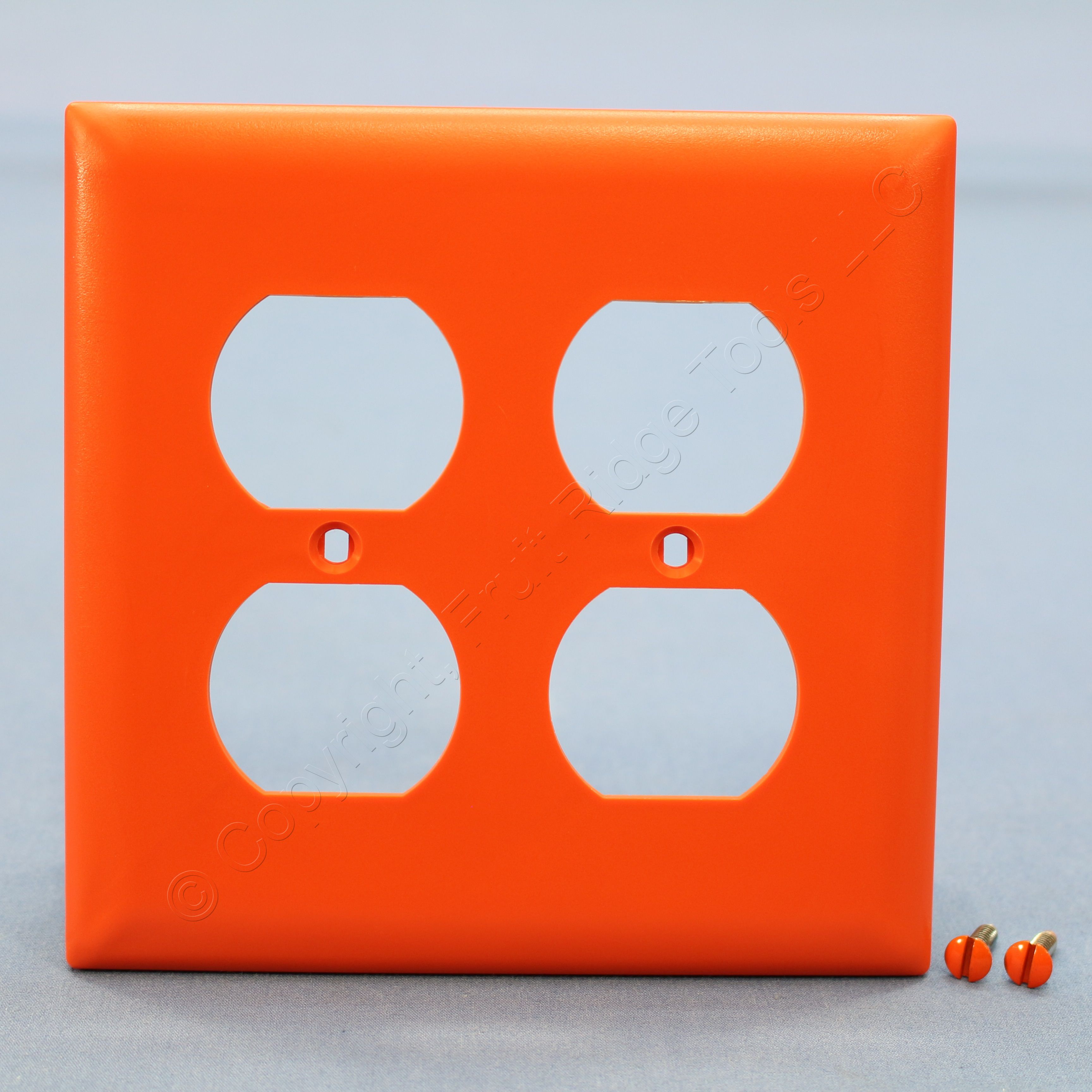 P&S TradeMaster Orange 2Gang Outlet Cover Duplex Receptacle Wallplate TP82OR eBay