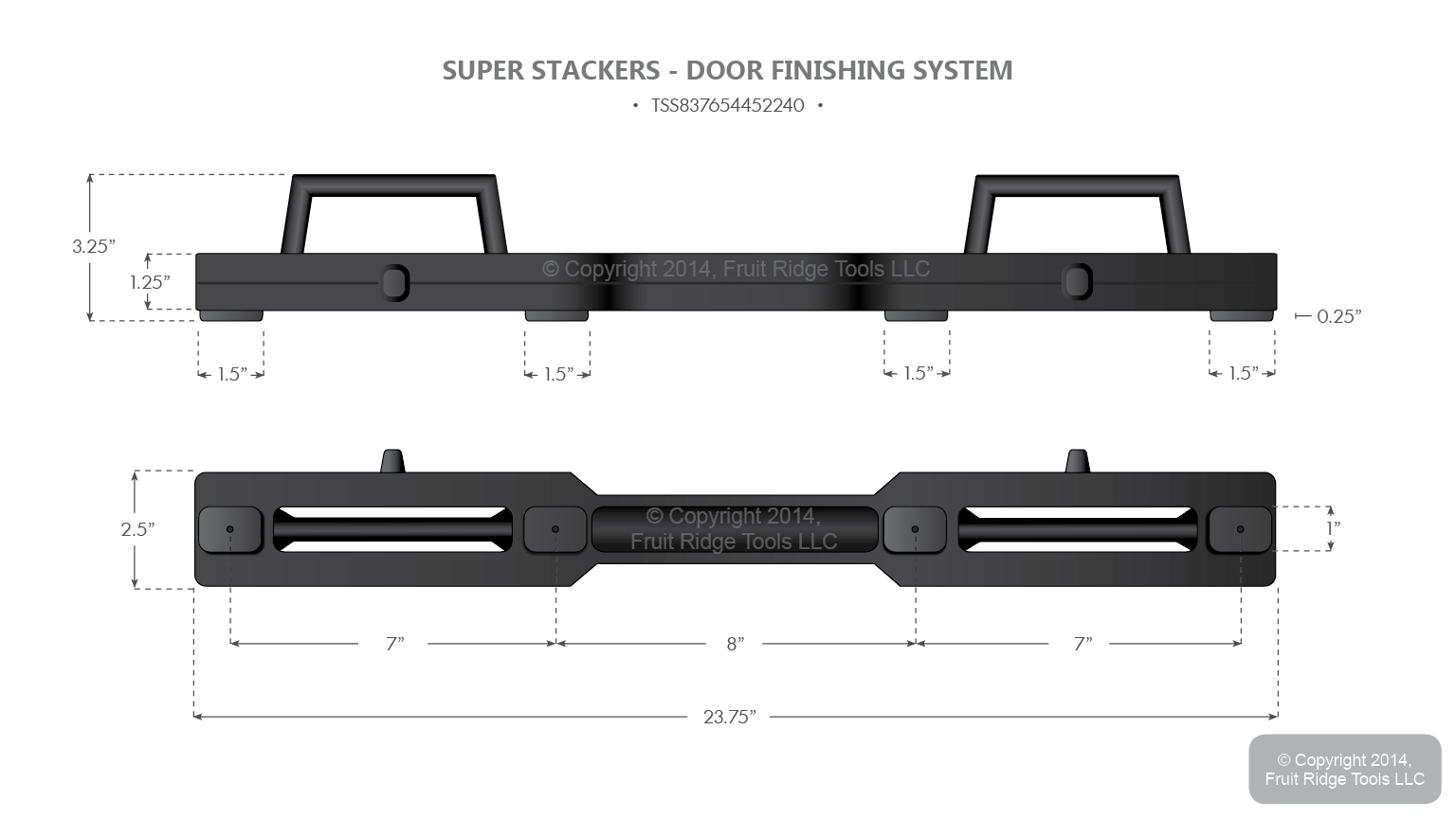 10 Super Stacker Horizontal Door Finishing System for Standard and Bi