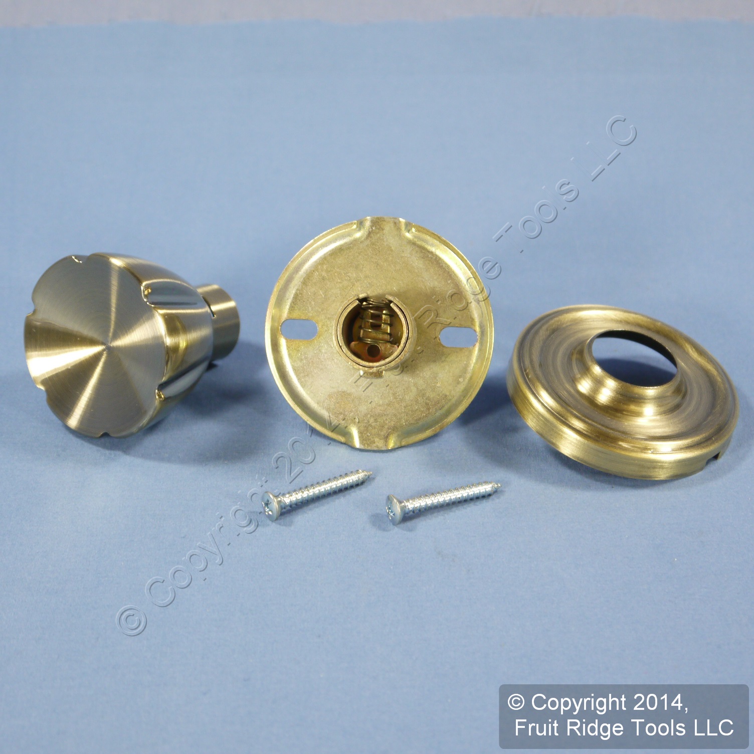 Weslock Traditonale Eleganti Model 605 Antique Brass Dummy Hall Closet